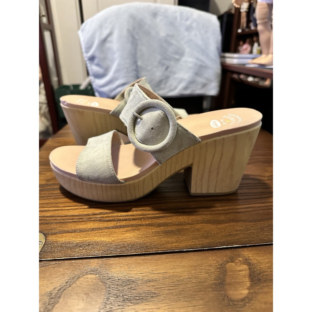 Dr. Scholl's Women's Bayside Heel Pistachio Size 9